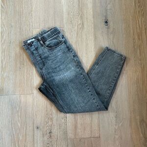 Tribal Jeans Audrey Mid-Rise Icon Fit Ankle Jean Faded Grey Womens Size 10